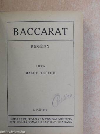 Baccarat I-II.