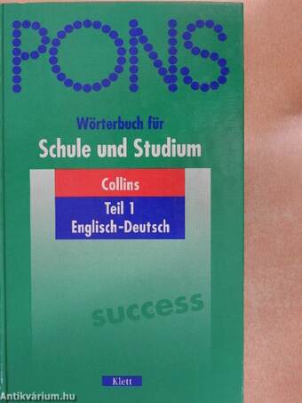 PONS Wörterbuch für Schule und Studium Englisch-Deutsch 1.