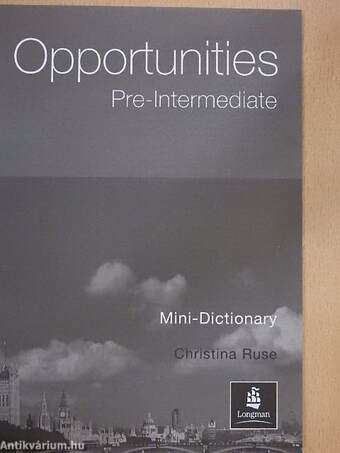 Opportunities - Pre-Intermediate - Mini-Dictionary