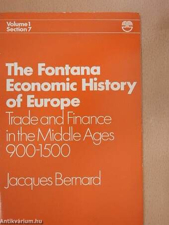 Trade and Finance in the Middle Ages 900-1500