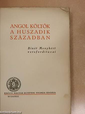 Angol költők a huszadik században