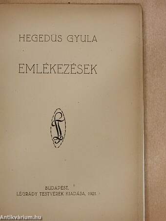 Emlékezések