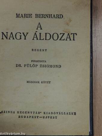 A nagy áldozat I-II.