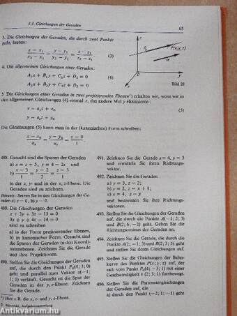 Aufgabensammlung der höheren Mathematik