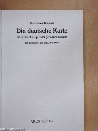 Die deutsche Karte