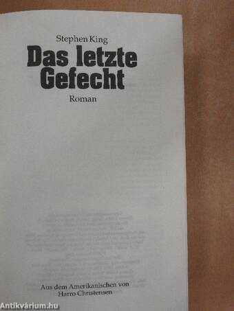 Das letzte Gefecht