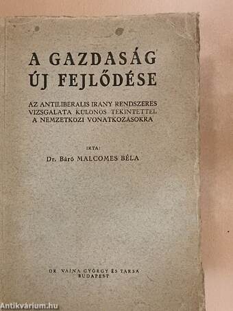 A gazdaság új fejlődése (Tiltólistás kötet)