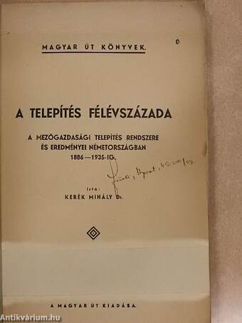 A telepítés félévszázada