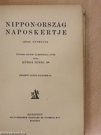 Nippon-ország naposkertje