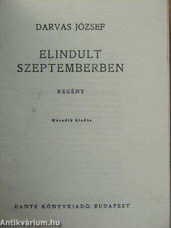 Elindult szeptemberben