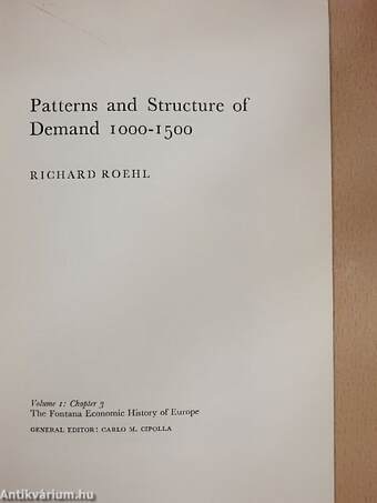 Patterns and Structure of Demand 1000-1500