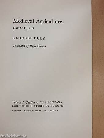 Medieval Agriculture 1000-1500
