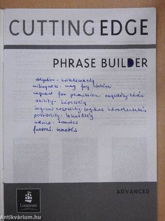 Cutting Edge - Advanced - Phrase Builder