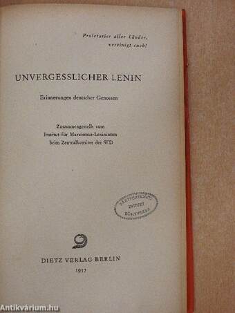 Unvergesslicher Lenin