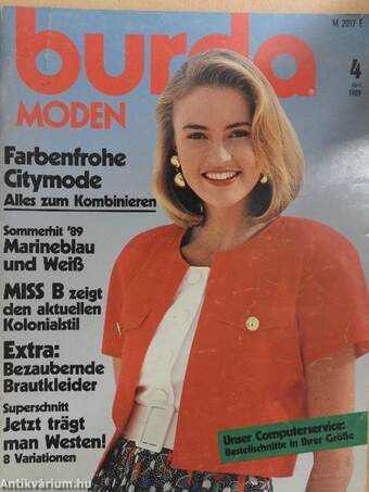 Burda Moden April 1989