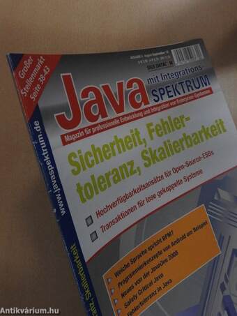 JavaSpektrum mit Integrations August/September 2008