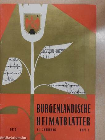 Burgenländische Heimatblätter 1979/4 