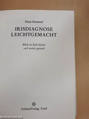 Irisdiagnose Leichtgemacht