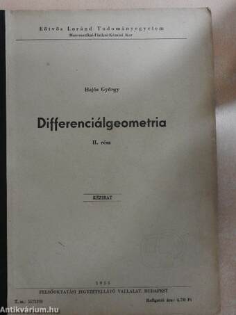 Differenciálgeometria II.