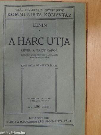 A harc utja