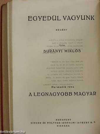 Egyedül vagyunk I-III.