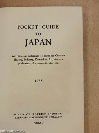 Pocket guide to Japan