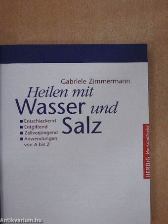 Heilen mit Wasser und Salz