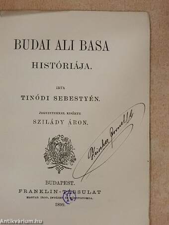 Budai Ali Basa históriája