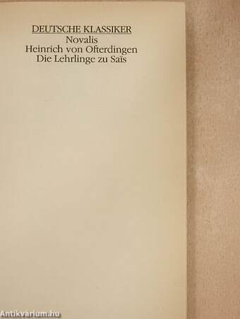 Heinrich von Ofterdingen/Die Lehrlinge zu Sais