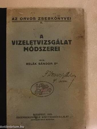 A vizeletvizsgálat módszerei