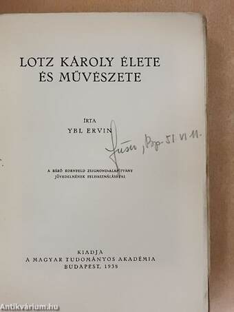 Lotz Károly élete és művészete