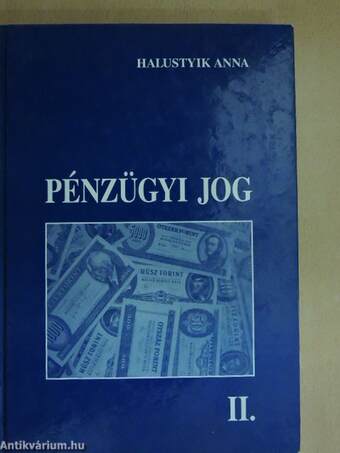 Pénzügyi jog II.