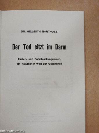 Der Tod sitzt im Darm