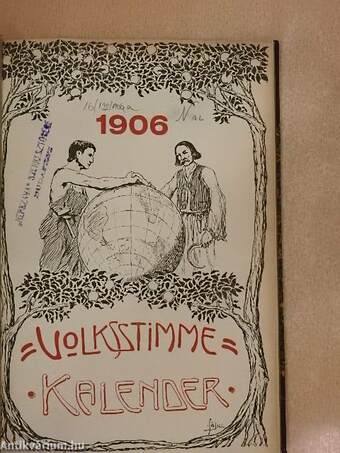 Volksstimme Kalender 1906. (gótbetűs)