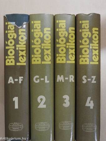 Biológiai lexikon 1-4.