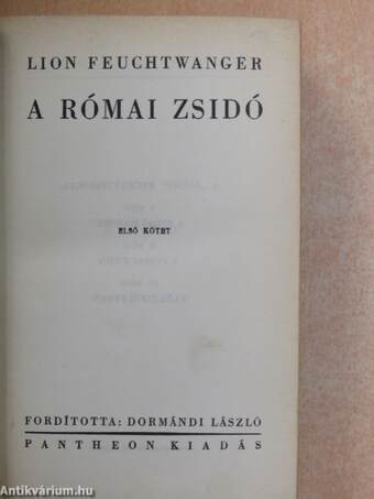 A római zsidó I-II.