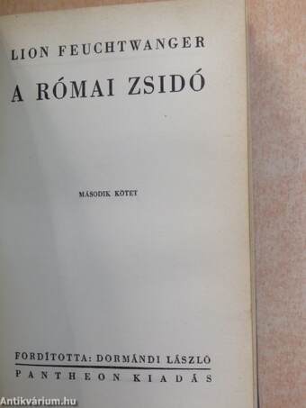 A római zsidó I-II.