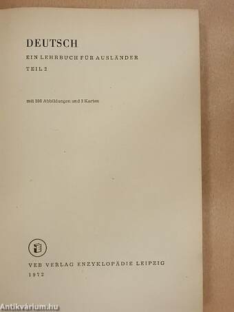 Deutsch - Ein Lehrbuch für Ausländer 2.