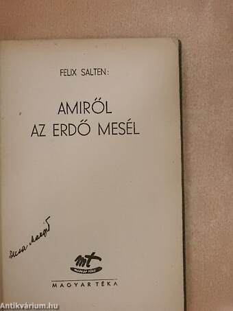 Amiről az erdő mesél