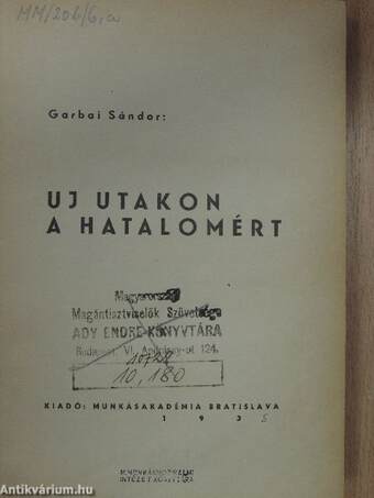 Uj utakon a hatalomért