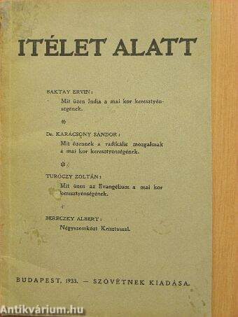 Itélet alatt