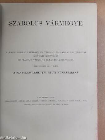 Szabolcs vármegye