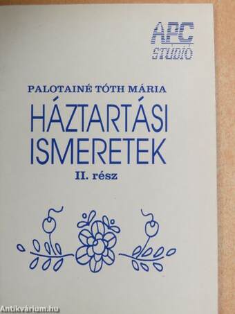 Háztartási ismeretek II.