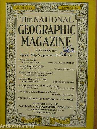The National Geographic Magazine December, 1936