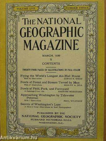 The National Geographic Magazine March, 1930