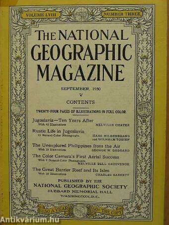 The National Geographic Magazine September, 1930