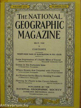 The National Geographic Magazine May, 1930