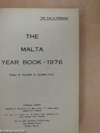 The Malta Year Book - 1976