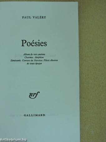 Poésies