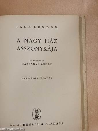 A nagy ház asszonykája